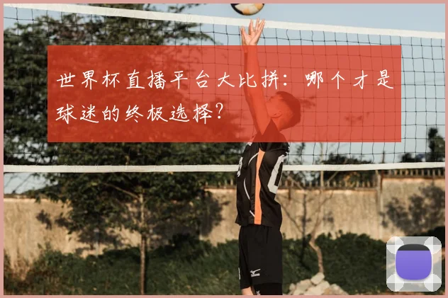 世界杯直播平台大比拼：哪个才是球迷的终极选择？